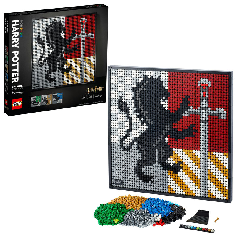 LEGO® Art 31201 Harry Potter Hogwarts Wappen Details mit Box