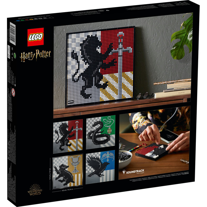 LEGO® Art 31201 Harry Potter Hogwarts Wappen Schachtelrückseite